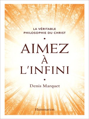 cover image of Aimez à l'infini